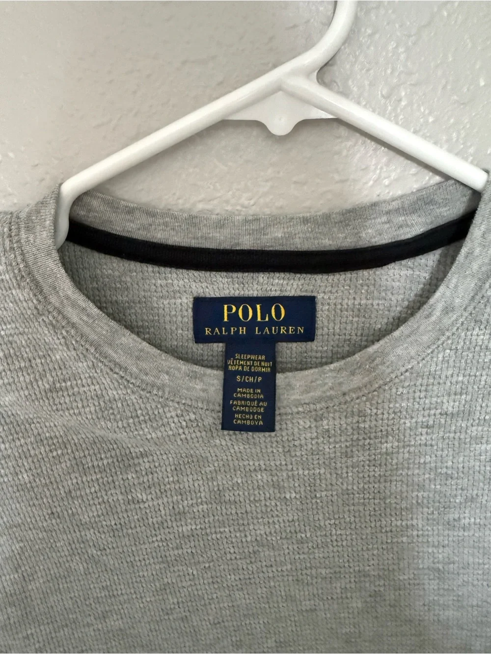 Polo by Ralph Lauren Light Gray Crewneck Sweater